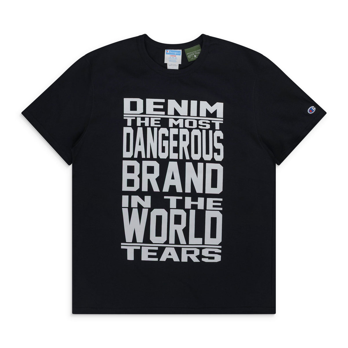 Denim Tears Black Most Dangerous T-Shirt