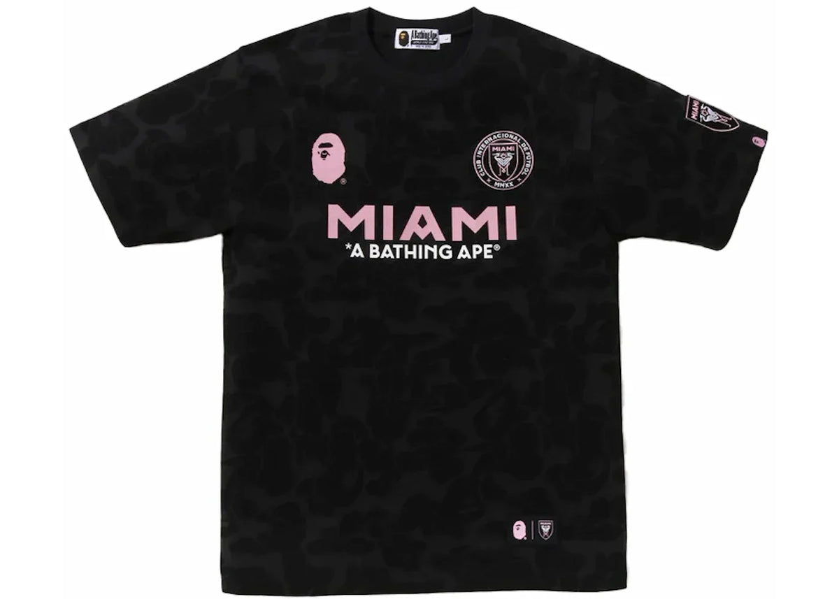 BAPE x Inter Miami CF Camo Tee Black