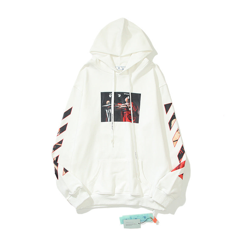 Off-White White Renaissance Portrait Arrow Hoodie
