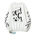 Off-White White 3D Block Arrow Crewneck Sweatshirt