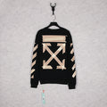 Off-White Black Packing Tape Arrow Crewneck Sweatshirt