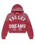 Vale Forever Classico Zip Up Hoodie Ruby Red